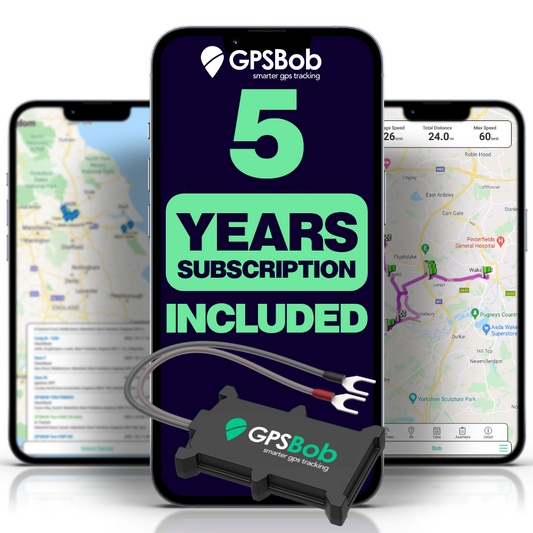 5 Year Two-wire GPS Vehicle Tracker - GPSBob