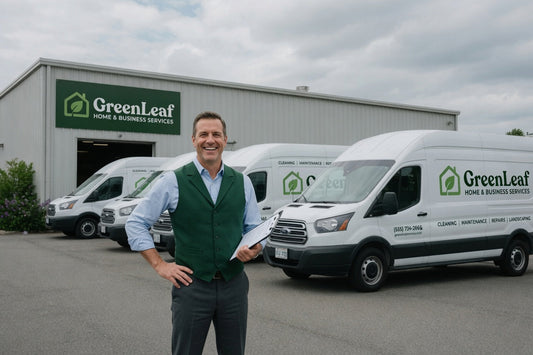 Happy business owner
