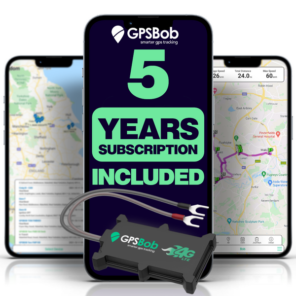 5 Year Two-wire 4G GPS Vehicle Tracker - Australian