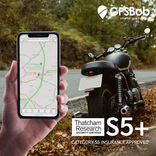 4G GPSBob Mongoose S5 Plus UK Insurance Approved Thatcham Bike Tracker