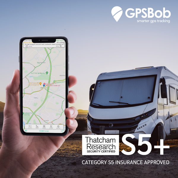 4G GPSBob Mongoose S5 Plus UK Insurance Approved Thatcham Motorhome Tracker - GPSBob