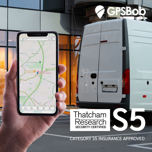 4G GPSBob Mongoose S5 UK Insurance Approved Thatcham Van Tracker - GPSBob