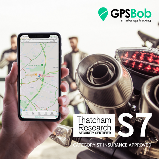 4G GPSBob Mongoose S7 UK Insurance Approved Thatcham Motorbike Tracker